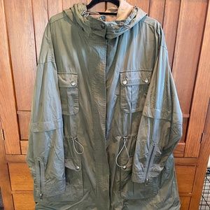 JOSEPH | Olive Fishtail Parka | Size 38 | US Size M